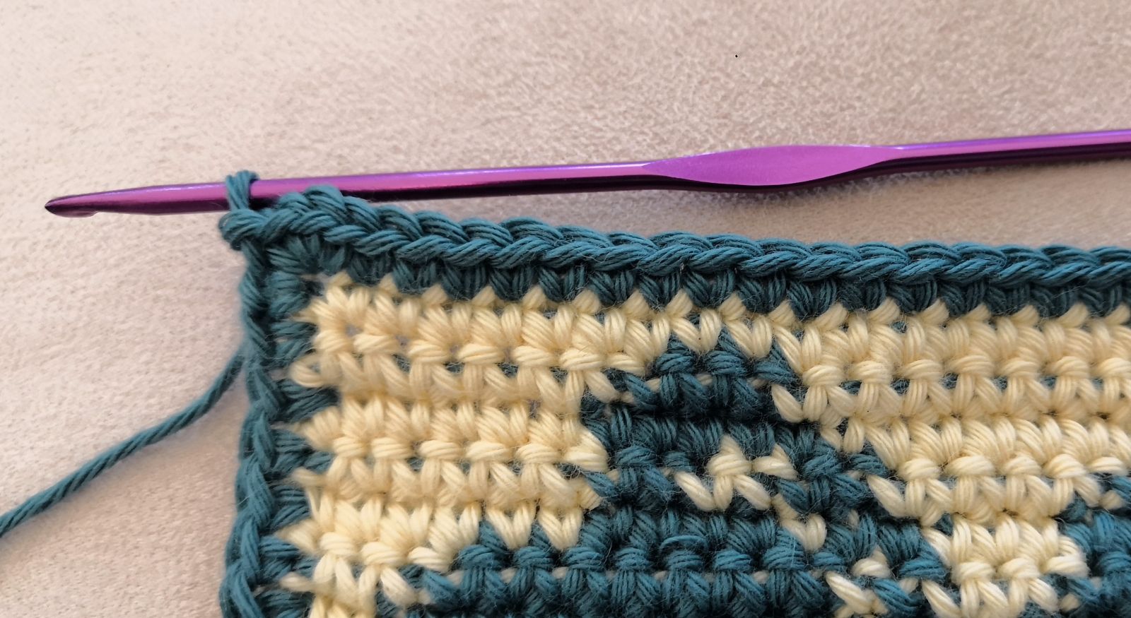 Tapestry Crochet Coaster